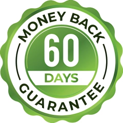 60-day money-back guarantee badge