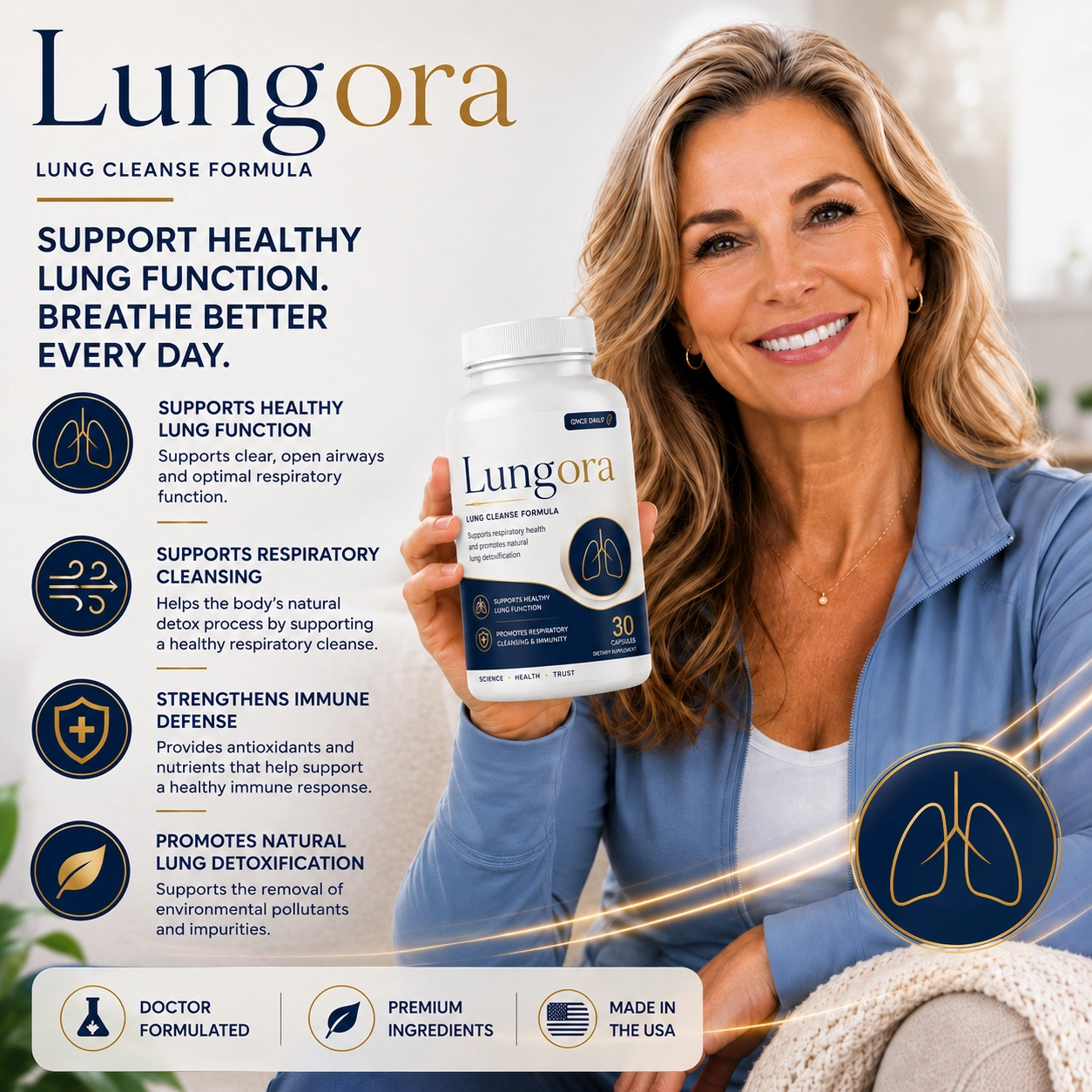 Lungora lung cleanse formula lifestyle context